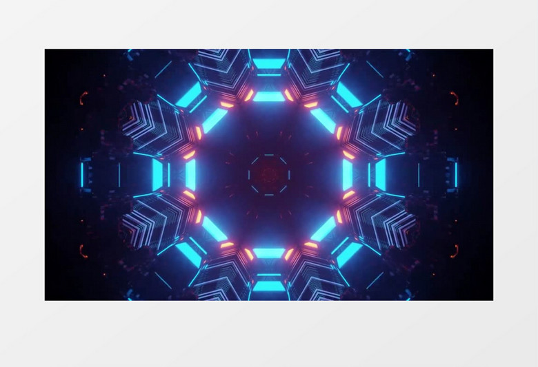 赛博朋克科技未来舞台背景视频