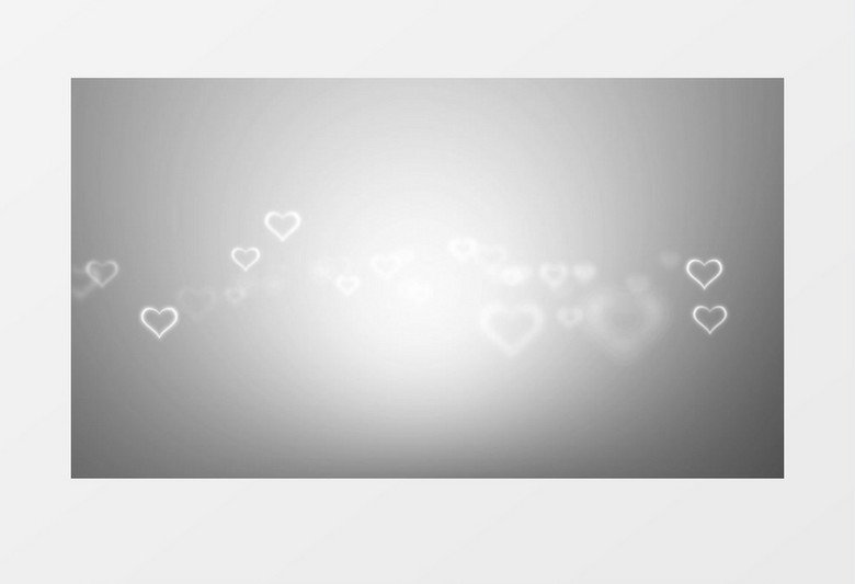 白色星星光圈在漂浮视频素材