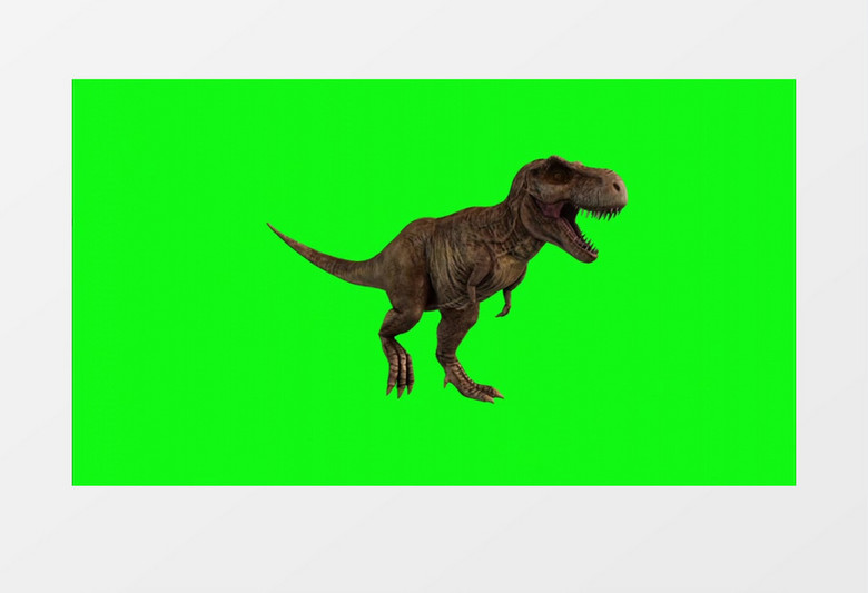 3D旋转恐龙视频素材