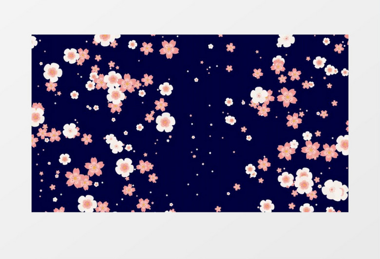 缓缓飘落的红色花瓣视频素材