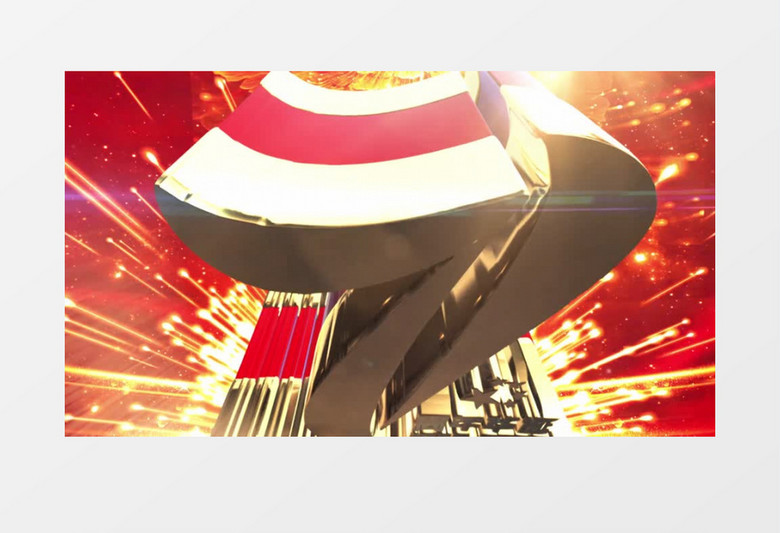 国庆E3D片头71周年ae模板