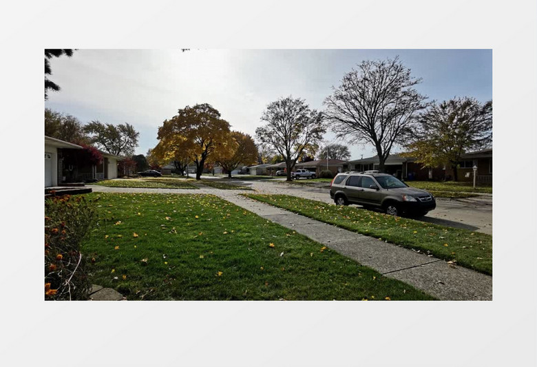 延时拍摄公园一角延时拍摄视频素材