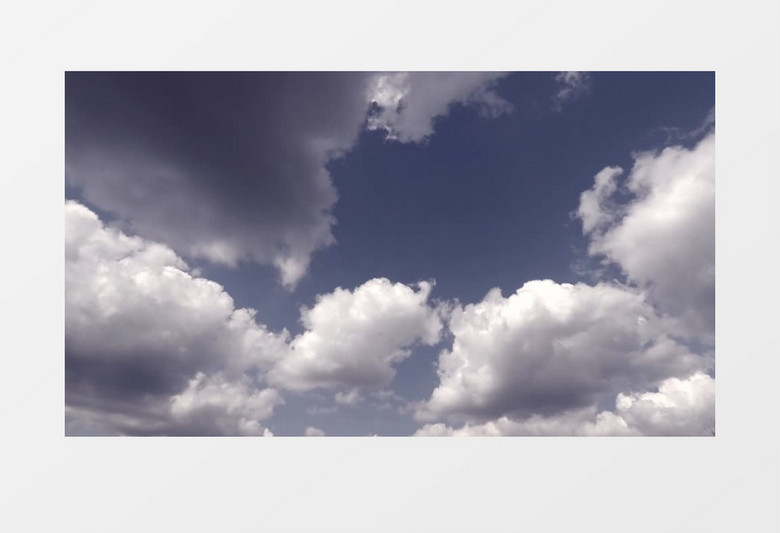 延时拍摄变幻的云层延时拍摄视频素材