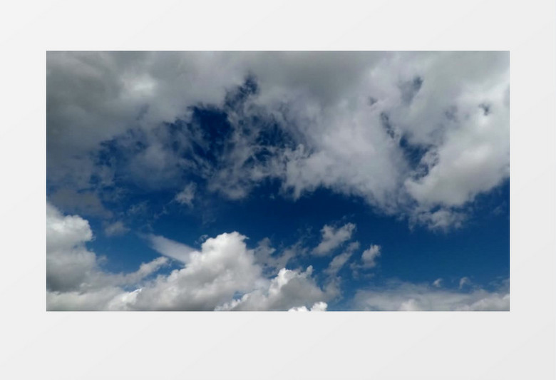 延时拍摄天空的云层延时拍摄视频素材