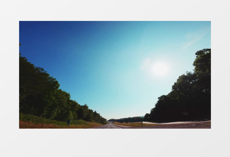 延时拍摄车辆在道路上的行驶轨迹延时拍摄视频素材