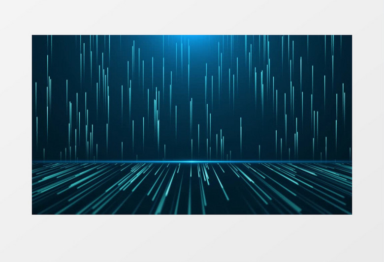 大气科技粒子光线晚会演出背景AE模板