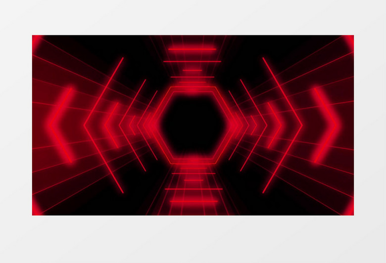 大气红色四维空间背景视频素材