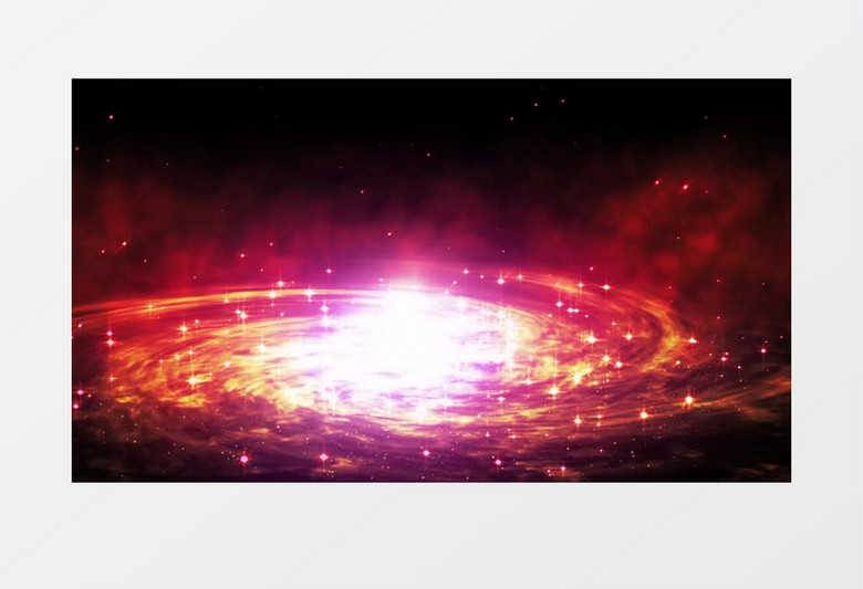  奇幻星球粒子旋转背景视频