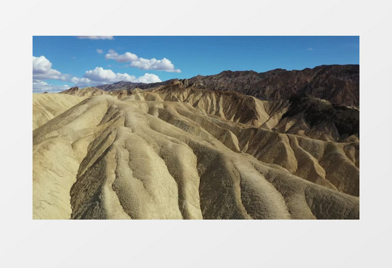 壮观的大西北风化山实拍视频