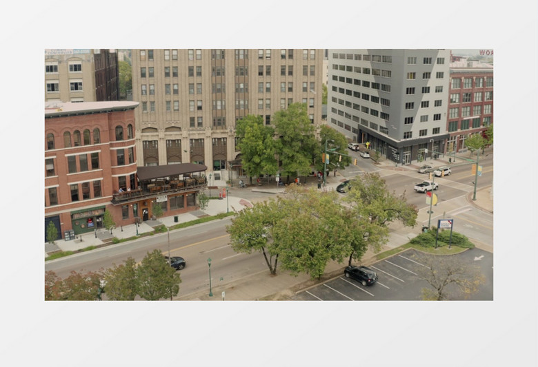 高清实拍城市的道路交通实拍视频素材