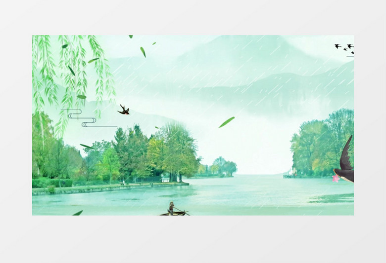 二十四节气之惊蛰宣传片头AE模板