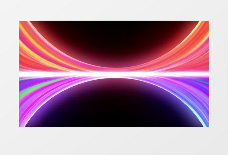 炫彩流光环背景有音乐视频素材下载_mp4格式_熊猫办公