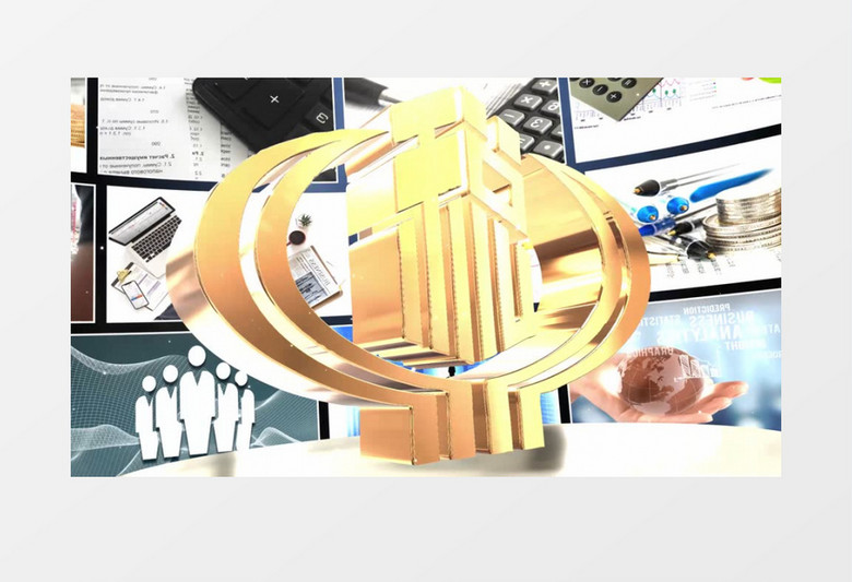 大气E3D纳税宣传AE模板