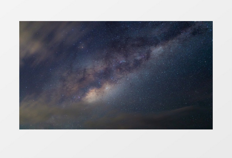 延时拍摄星空的变化实拍视频素材