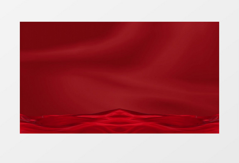 大气红绸背景视频