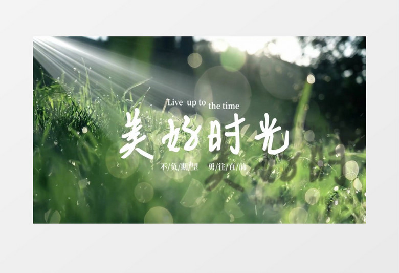 质感文字AE模板