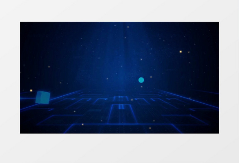 科技空间背景视频