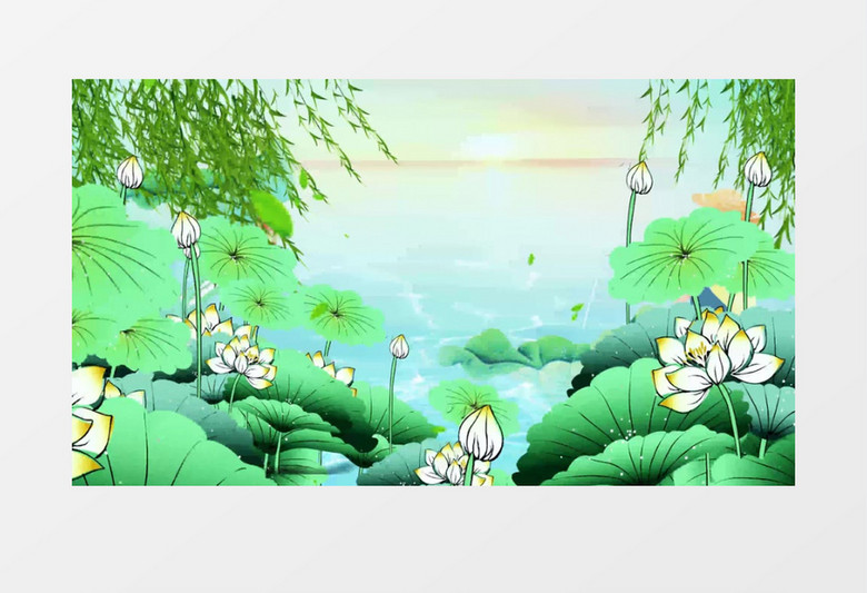 二十四节气背景视频