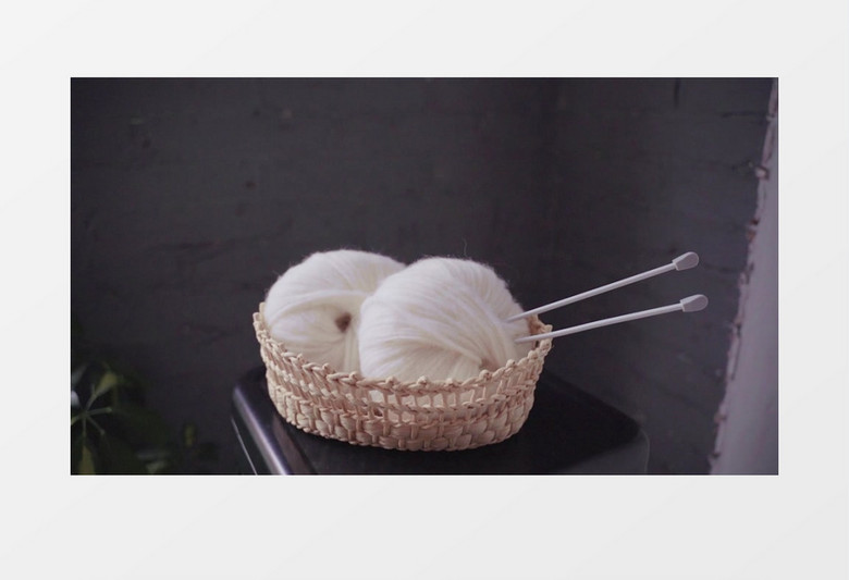 毛线球实拍素材