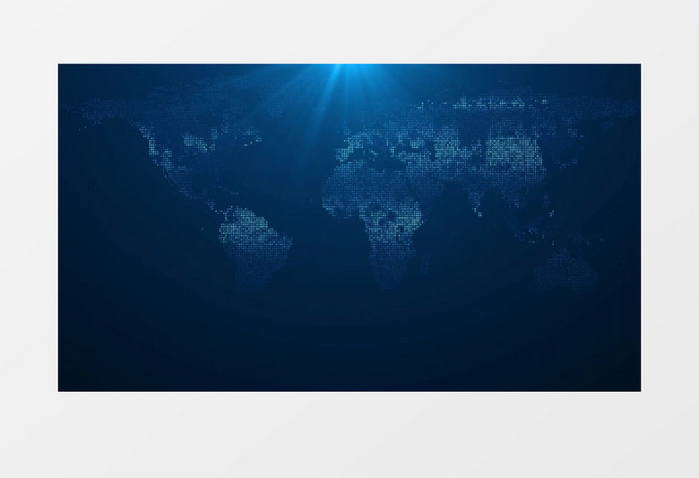 大气蓝色科技信息板块背景视频