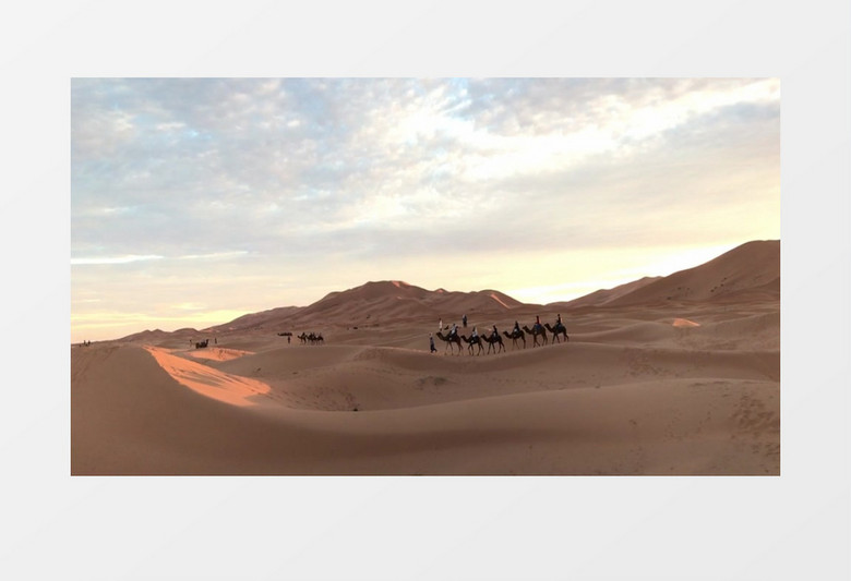 沙漠旅行实拍素材