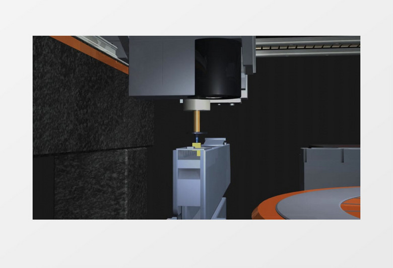 3D可视化智能机器工作视频素材