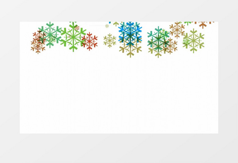 冬天降雪圣诞节度假雪花背景视频素材