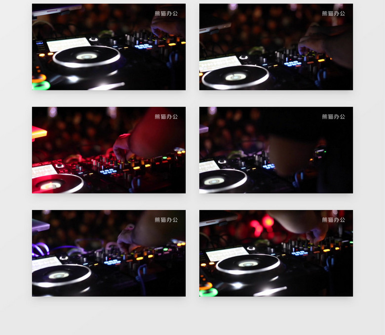 实拍dj键盘手丰富的夜生活视频素材