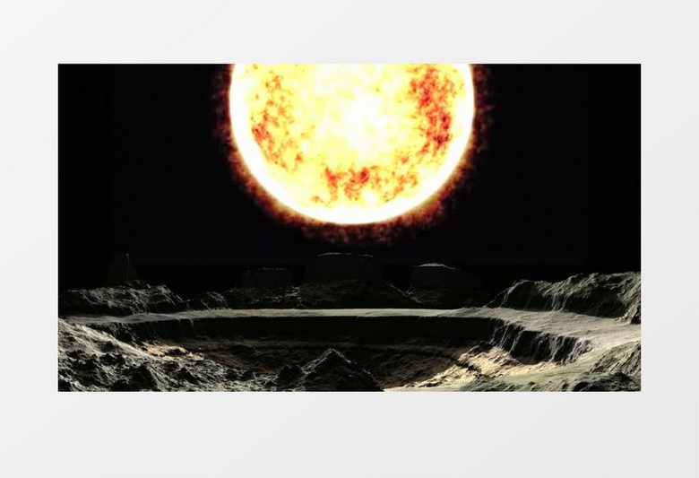 太阳系行星视频模板