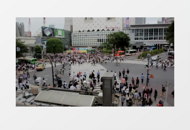 繁忙的城市生活城市人群实拍视频素材MP4视频素材