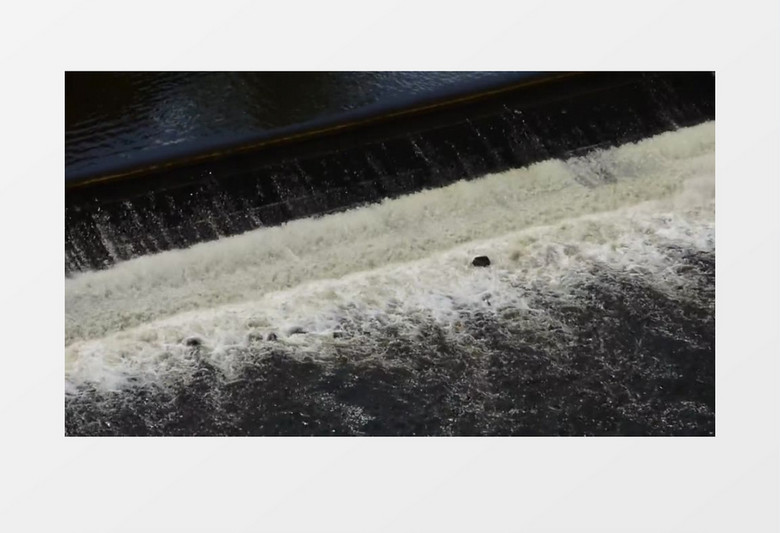 自然景观瀑布溪流流淌倾泻MP4实拍视频 