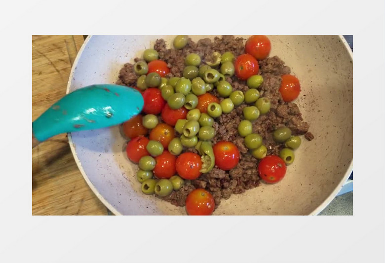 美味诱人香气扑鼻意大利番茄酱高清实拍视频