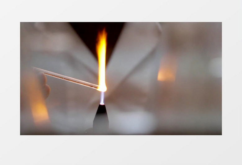  玻璃鼓风机温暖火焰发光火焰高清实拍视频