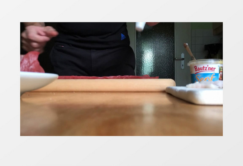 好吃不厌爱尔兰牛肉制作现场高清实拍视频