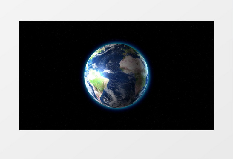 开放空间世界地球行星运转视频素材