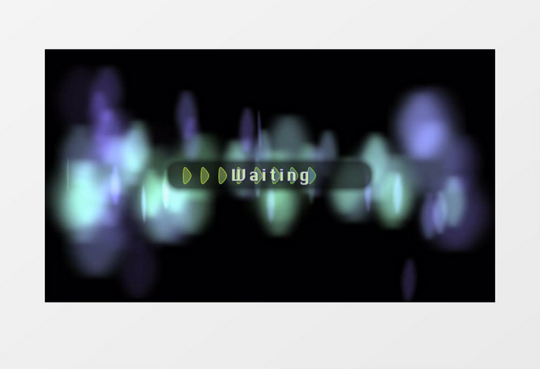 漂亮的电脑等待动态界面视频素材