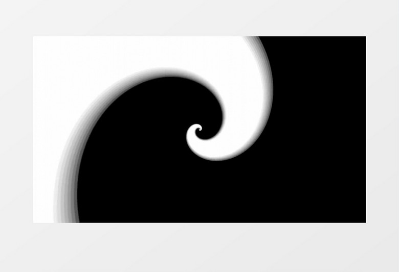 3d黑色旋转螺纹吸引视频素材