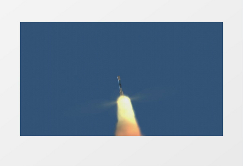 3D模型火箭发射助推器引力视频素材