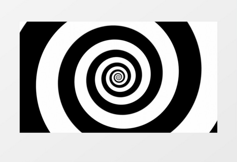 旋转催眠同心螺纹吸引视频素材