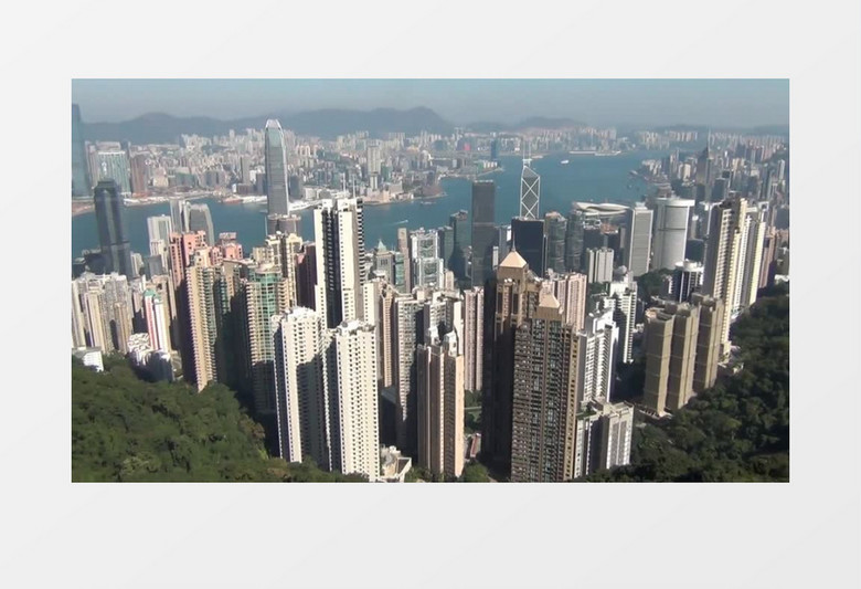 航空高清俯拍城市建筑实拍视频素材mp4