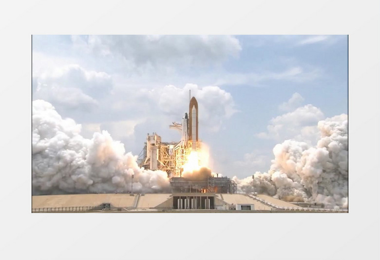 太空旅行宇航员火箭发射实拍视频素材