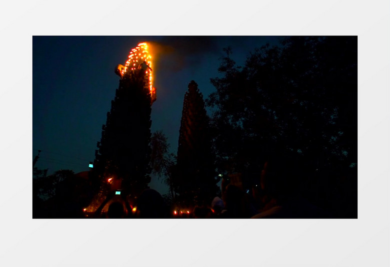 宗教习俗灵性治疗实拍视频素材