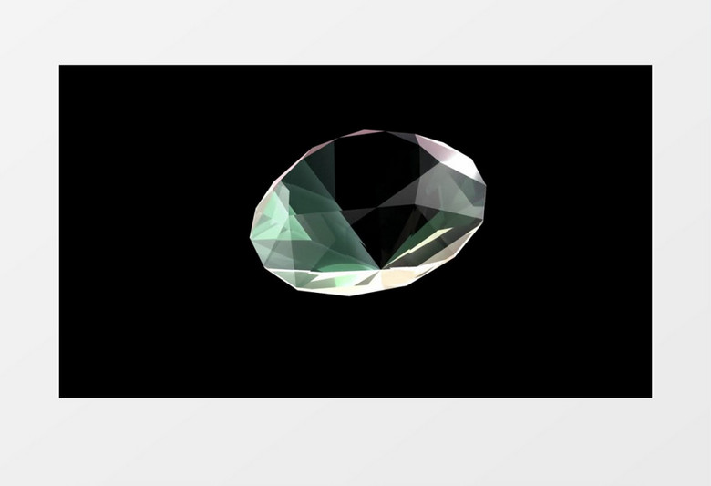 钻石3d虚拟影像mp4视频素材