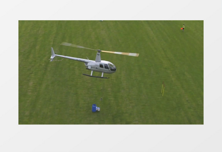 高清实拍飞机起飞抛物训练实拍视频素材