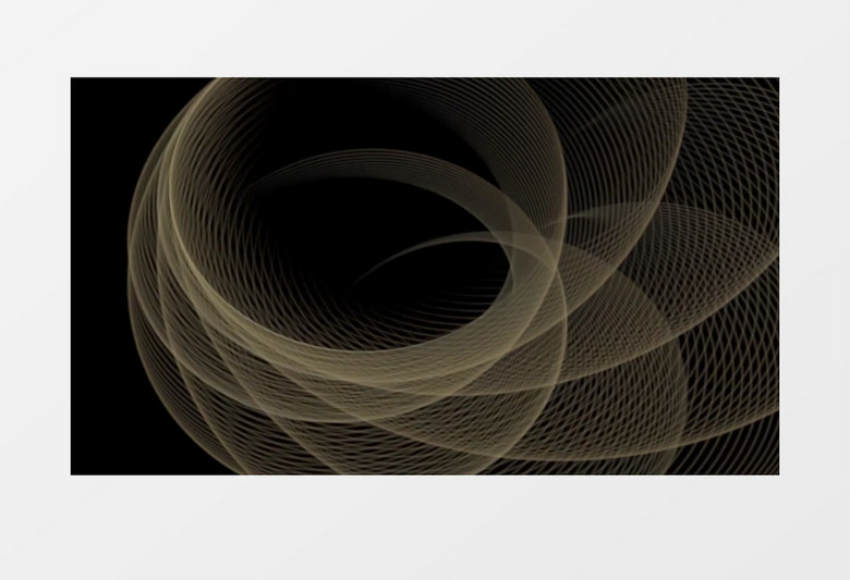 丰富多彩圆环抽象计算机屏保视频素材