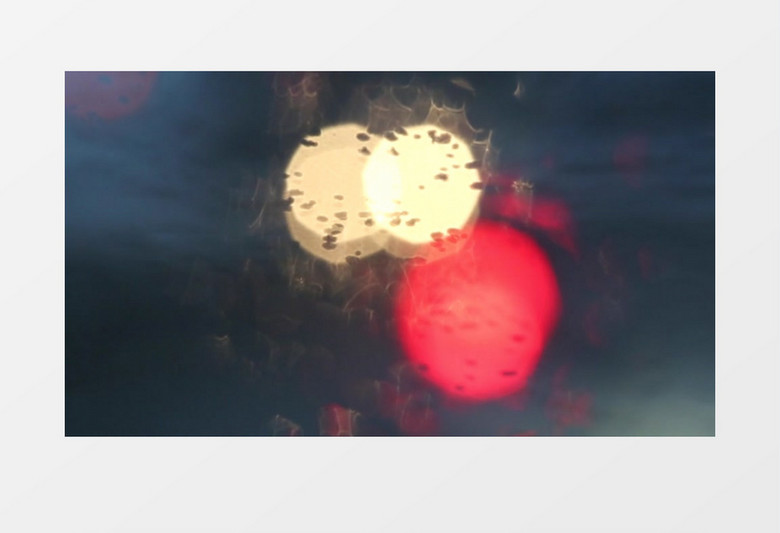 五彩斑斓移动光点模糊散景视频素材