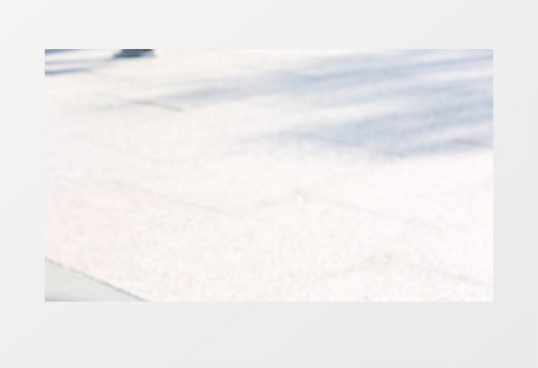 城市户外马拉松慢跑散景实拍视频素材