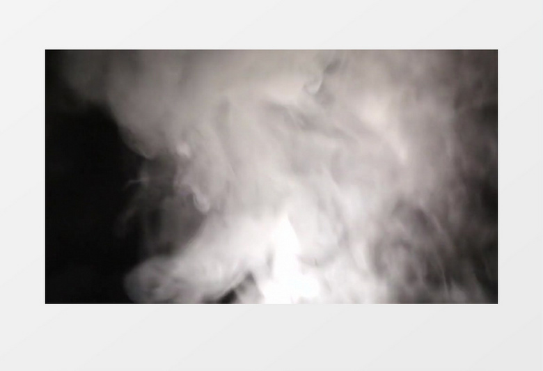 有害烟雾散发在空中实拍视频