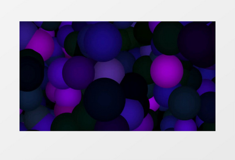 彩色的球做自由落体运动视频素材