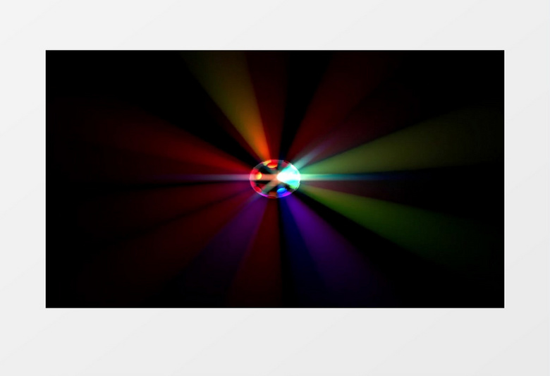 3D动画抽象夜总会球体转动灯光五彩缤纷效果视频素材